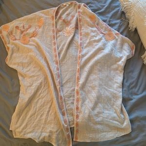 Cream cardigan/kimono